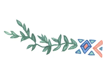 Gilbertson Logo Painting In-Progress branding drawing floral golden pines paper shop hand painted illustration logo nature painting pattern tribal