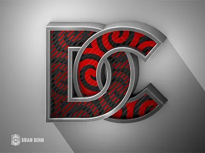 Swirl Monogram 3d c4d cinema 4d lettering monogram
