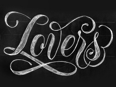 Lovers - Part 1 design illustration lettering type typography