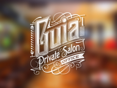 Private Salon japan logo logo design private salon shibuya tokyo type typografia typography