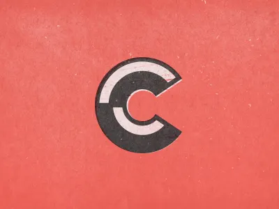 The Letter 'C' branding identity illustrator lettering logo sans serif typography wordmark