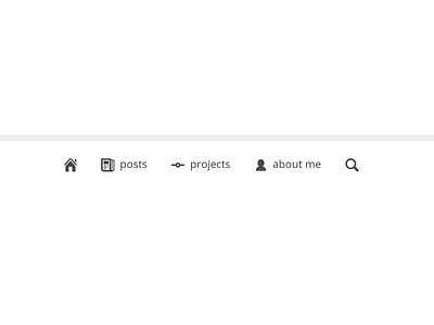 minimal header minimal ui