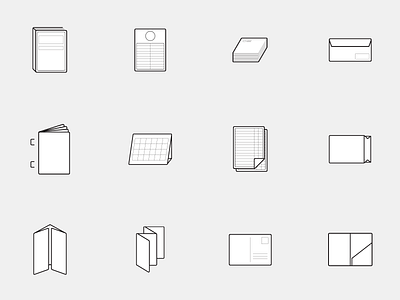 Printing service icons icon icons print printing printing service set