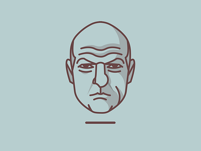 Hank Schrader breaking bad illustration istanbul mustafa kural vector