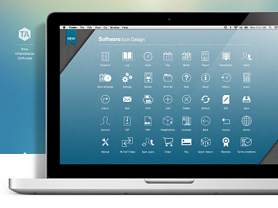 Software Icons app clear design flat fresh graphics icon icons minimal simple software user interface