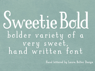 LBSweetie Bold calligraphy font handlettering handwriting lettering pointed pen type typeface