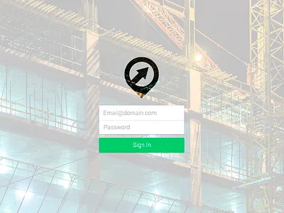 YASIM (Yet Another Sign In Mockup) account blue clean dialog dialogue emerald login minimal popup register sign in white