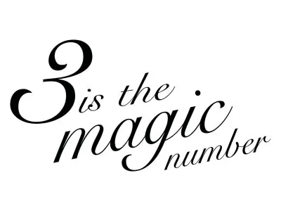 Three.. 3 ideas rough sketch tattoo three type