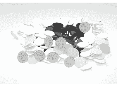 Circle 3d animation circle gif render test