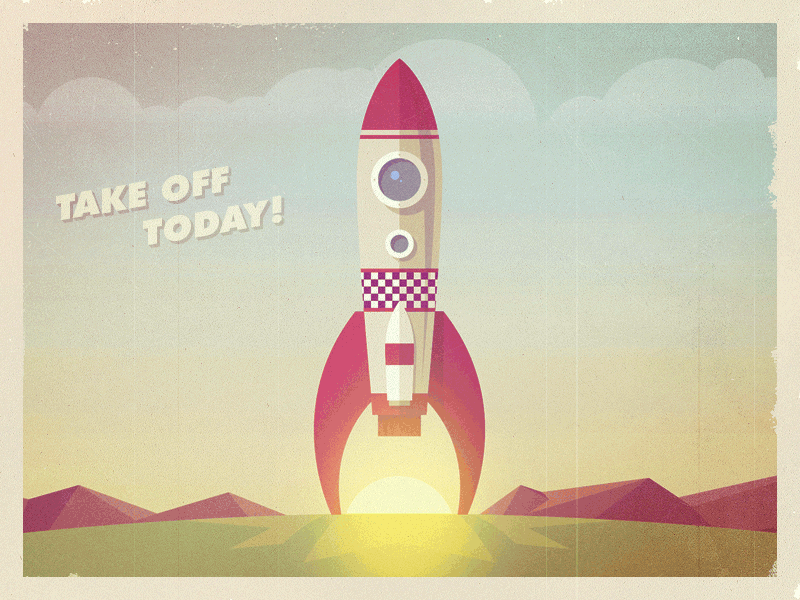 Github Atom Concepts atom github illustration rocket