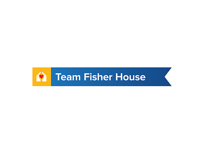 Team Fisher House Logo Proposal banner charity cycling gradient heart logo military running sports team