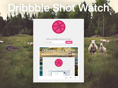 Dribbble Shot Watch [update] chrome extension simple