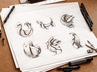 Sketches of animals animal drawing handmade paper pencil sketch