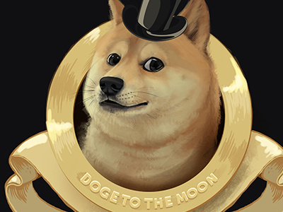 Dogecoin Art bitcoin doge dogecoin fanart shibe wow