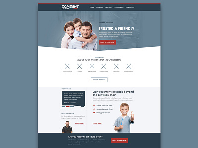 Comdent Dental (WIP) dental dentist web design