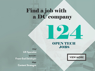 In The District dc dctech diamond jobs numerals tech technology