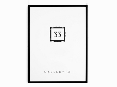 Gallery 33 33 black brand d dh frame logo mark type typography white