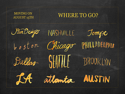 Cities (The Freedom in Freelancing) cities hand lettering lettering