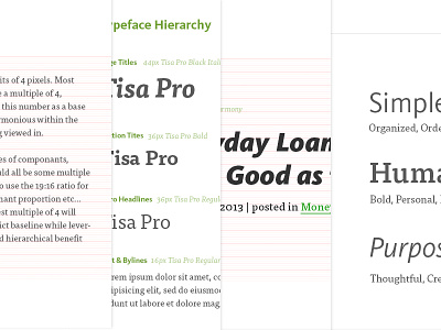 Nerdwallet Guide kievit style guide tisa typography