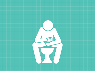 Browsing... clean design drawing icon iconography illustration iphone ipod logo simple toilet