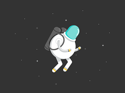 Fraser Davidson Skillshare Course astronaut davidson fraser ian illustration jetpack science skillshare space steele vector