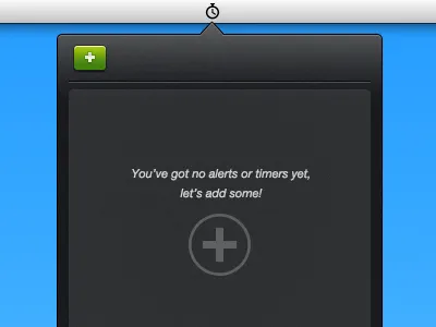 Timmey interface mac menubar menulet time
