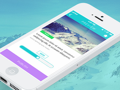 Work in progress app clean development flat fresh ios japan minimal multicolor photography ui ux