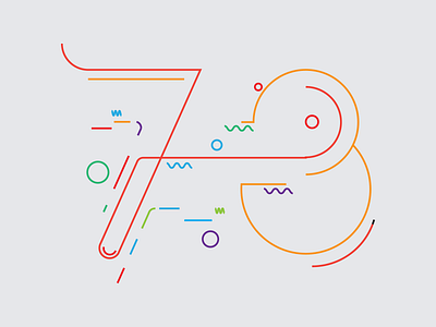 73 abstract forms fun lines numbers strokes