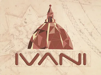 Low Poly Tech Co Logo Bruneschelli Dome brand branding graphic design illustrator logo logo design low poly photoshop