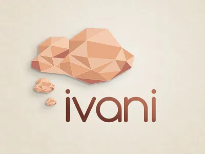 Low Poly Tech Co Logo Thought Cloud brand branding graphic design illustrator logo logo design low poly photoshop