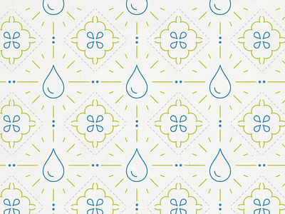 Water Pattern blue droplet green monoweight pattern stroke water