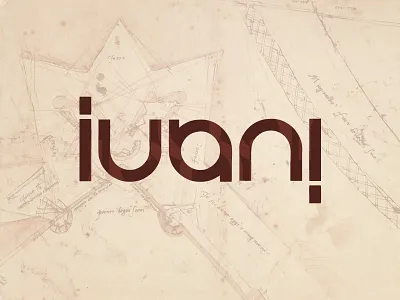 Ivani Ambigram ambigram brand branding graphic design illustrator logo logo design photoshop