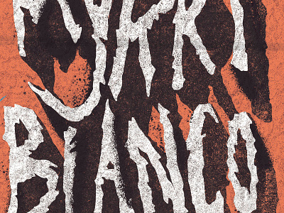 blanco blanco music mykki poster type typography