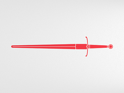 Sword clean red simple sword