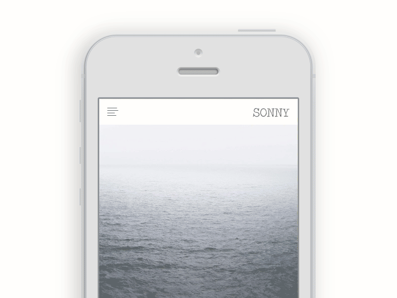 Menu Animation animation menu minimal slide