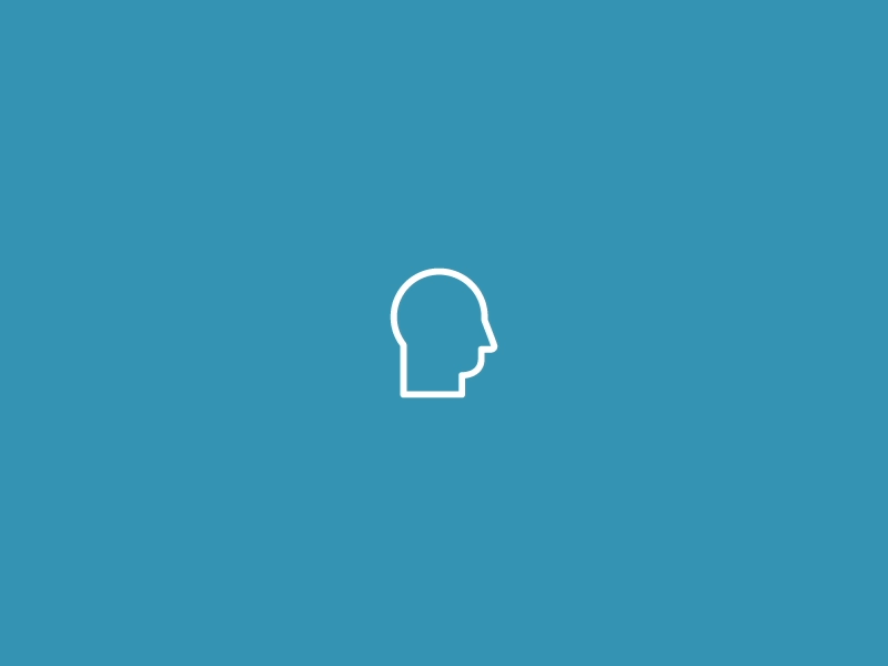 Loading head animation flat gif icon loading motion simple ui web design