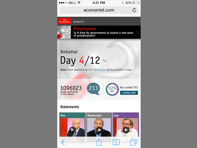 Debate design exploration v4 debate mobile the economist