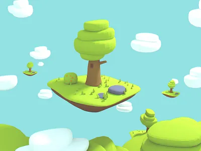 Experimenting with 3d 3d 3d cartoon 3d graphics 3d illustration brainchild brainchild.pl game game illustration mobile mobile game test wip
