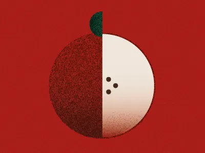 Apple apple illustration minimal