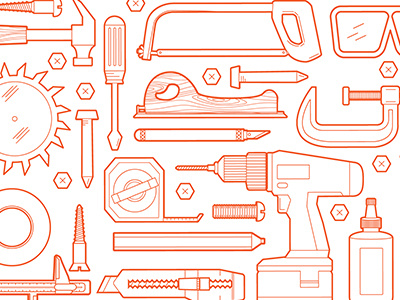 Tools drill tools vector