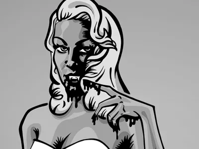 Suckers comic book illustration art comicbooks comics dc illustration marvel pinup pinupgirl rockabilly suckers vampire zenescope