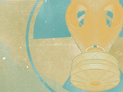 Miyake- Jima gas illustrator odd cities oddcities photoshop