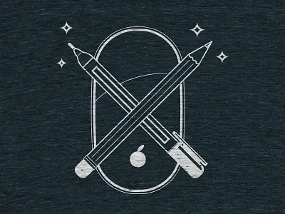 The Designer's Coat Of Arms arms coat coatofarms design designers magicmouse mouse pen pencil shirt t shirt tee