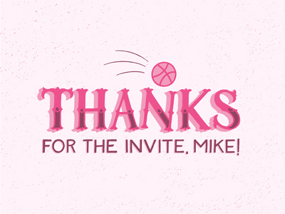 Make it count debut lettering thanks typography