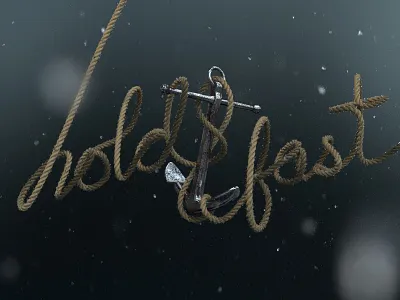 Hold Fast 3d anchor rope under water