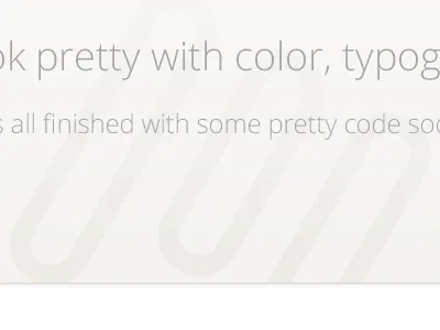 Pretty Code alternative flat gradients grey open sans portfolio shades