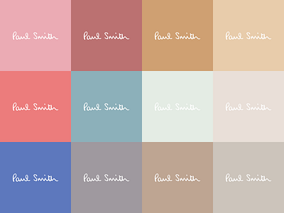 Paul Smith Colour pallete app design interface paul smith pink ux visual design web web application