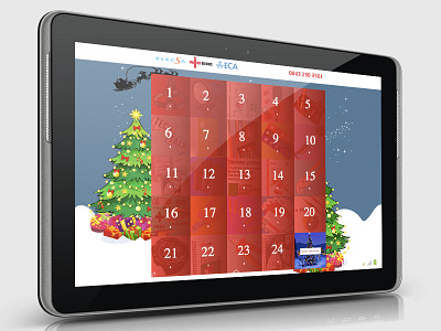 Advent Calendar Marketing campaign 2013 App & Web Design 2013 advent app application calendar web