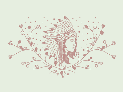 Wild & Free branch free girl headdress indian tree wild woman