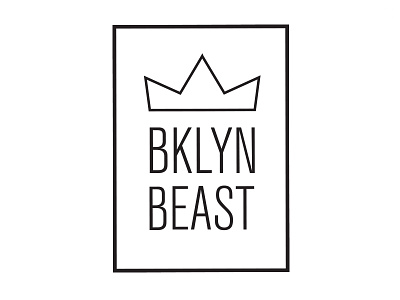 BKLYN BEAST Apparel Logo apparel clothing logo silk screen typography